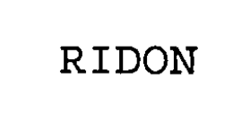RIDON trademark