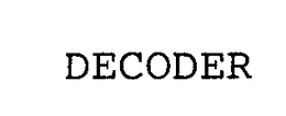 DECODER trademark