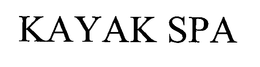 KAYAK SPA trademark