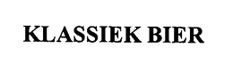 KLASSIEK BIER trademark