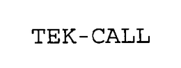 TEK-CALL trademark