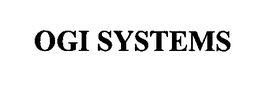 OGI SYSTEMS trademark