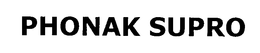 PHONAK SUPRO trademark