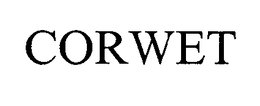 CORWET trademark