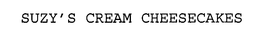 SUZY'S CREAM CHEESECAKES trademark