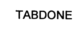 TABDONE trademark