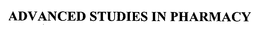 ADVANCED STUDIES IN PHARMACY trademark