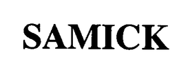 SAMICK trademark