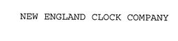 NEW ENGLAND CLOCK COMPANY trademark