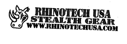 RHINOTECH USA STEALTH GEAR WWW RHINOTECHUSA COM trademark
