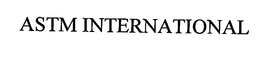 ASTM INTERNATIONAL trademark