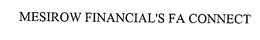 MESIROW FINANCIAL'S FA CONNECT trademark