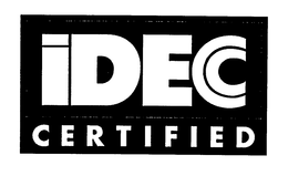 IDEC CERTIFIED trademark