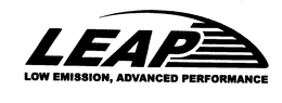 LEAP LOW EMISSION, ADVANCED PERFORMANCE trademark
