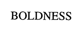 BOLDNESS trademark