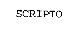 SCRIPTO trademark