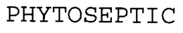 PHYTOSEPTIC trademark