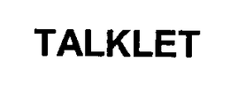 TALKLET trademark