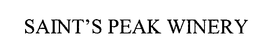 SAINT'S PEAK WINERY trademark