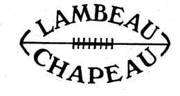 LAMBEAU CHAPEAU trademark