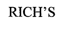 RICH'S trademark