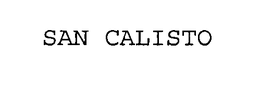 SAN CALISTO trademark