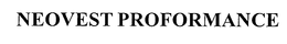 NEOVEST PROFORMANCE trademark