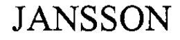 JANSSON trademark