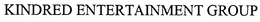 KINDRED ENTERTAINMENT GROUP trademark