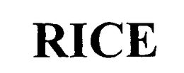 RICE trademark