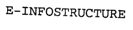 E-INFOSTRUCTURE trademark
