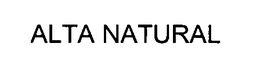 ALTA NATURAL trademark