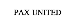 PAX UNITED trademark