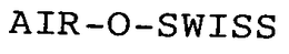 AIR-O-SWISS trademark