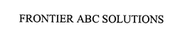 FRONTIER ABC SOLUTIONS trademark