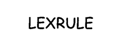 LEXRULE trademark