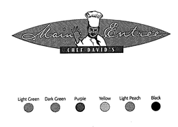 MAIN ENTREE CHEF DAVID'S trademark