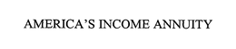 AMERICA'S INCOME ANNUITY trademark