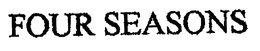 FOUR SEASONS trademark
