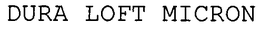 DURA LOFT MICRON trademark