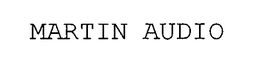 MARTIN AUDIO trademark