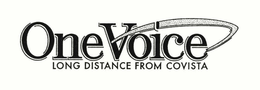 ONEVOICE LONG DISTANCE FROM COVISTA trademark