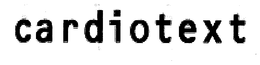 CARDIOTEXT trademark