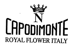 N CAPODIMONTE ROYAL FLOWER ITALY trademark