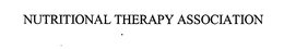 NUTRITIONAL THERAPY ASSOCIATION trademark