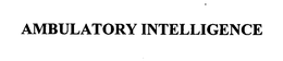 AMBULATORY INTELLIGENCE trademark