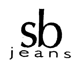 SB JEANS trademark