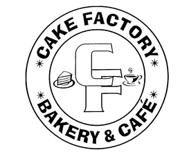 CF CAKE FACTORY BAKERY & CAFE trademark