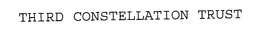 THIRD CONSTELLATION TRUST trademark