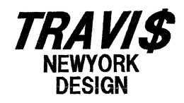 TRAVI$ NEWYORK DESIGN trademark